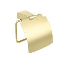 Держатель для туалетной бумаги FIXSEN Trend Gold FX-99010 с крышкой